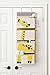 3 Sprouts Over The Door Baby Organizer - Essential Newborn Nursery Storage, Toy Organizer for Room and Closet - Bedroom Storage - Hooks Included, Giraffe