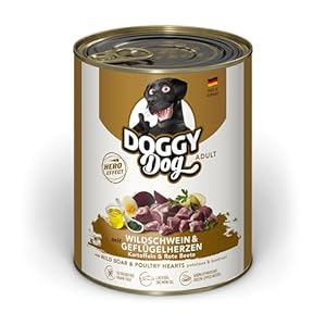 Doggy Dog Paté Sanglier & Coeurs de Volaille 6 x 800 g