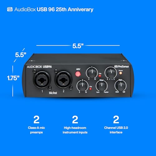 PreSonus AudioBox USB 96-25th Anniversary Edition by PreSonus - Image 4