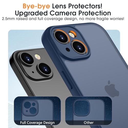 Coque iPhone 15 protection antichoc de qualité militaire rigide bleue - 2
