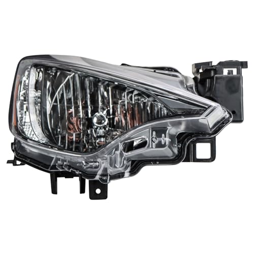 Image of TRQ Passenger Side Headlight Assembly Compatible with 2019-2020 Toyota Yaris L LE XLE 2016 Scion iA SC2503106