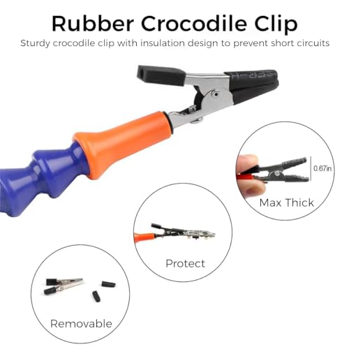 Image of Serplex Soldering Helping Hands Clamp, Third Hand Soldering Tool with 3 Flexible Alligator Clip Arms, PCB Third Hand Holder Soldering Station Vise Table Clamp PCB Holder for Electronics Repair
