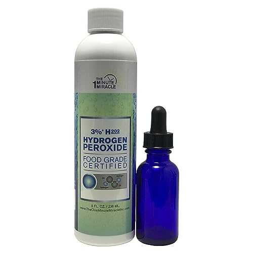 3% Hydrogen Peroxide Medical Food Grade - Recommended by The One Minute Cure Book. Our Brand OMM is The Choice by Professional, Alternative Medicine, and Homeopathic Communities.