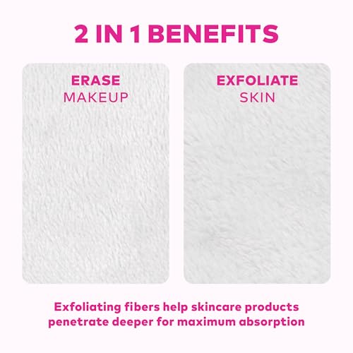 Image of The Original MakeUp Eraser 7-Day Set, Erase All Makeup with Just Water, Including Waterproof Mascara, Eyeliner, Foundation, Lipstick, Sunscreen, and More! Teddy, 7ct.