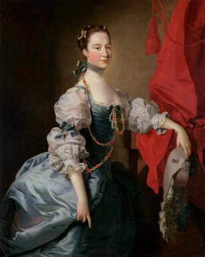 Impressions d'art mural portrait d'une dame en agonie par Hudson, toile vintage de qualité