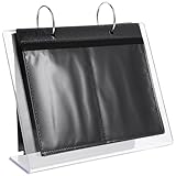 LOORGVEL ネイルステッカーアルバム 耐久カバー付き ネイルデカール収納ホルダー 持ち運び便利で保護機能付き