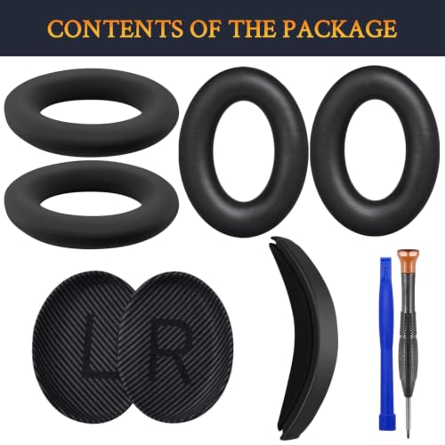 Image of SOULWIT Replacement Kit for Bose QC35 /QC35 ii - Black