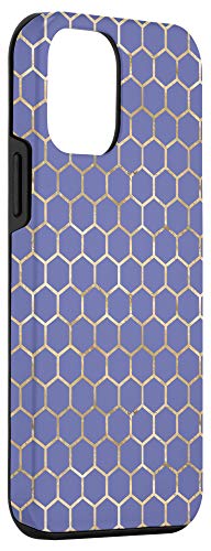 Iphone 12 Mini Blue Purple Periwinkle Honeycomb Case #TOP2