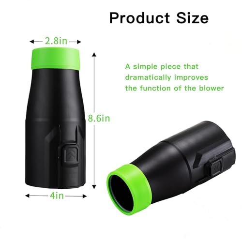 image for Uniqwamo Car Drying Nozzle Compatible for EGO Leaf Blower Nozzle Compa
