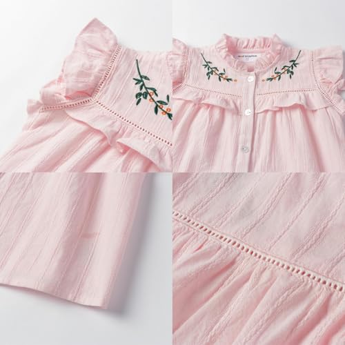 Image of Mud Kingdom Beautiful Girl Skirt Set Floral Ruffle Sleeveless Summer Casual Clothing