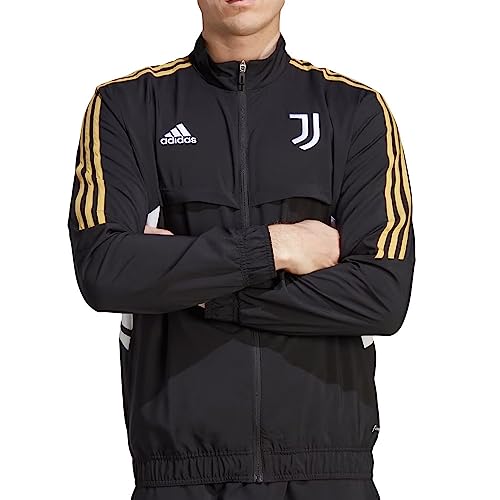 adidas Juventus Giacca da allenamento Nero 2022/2023, giallo, S