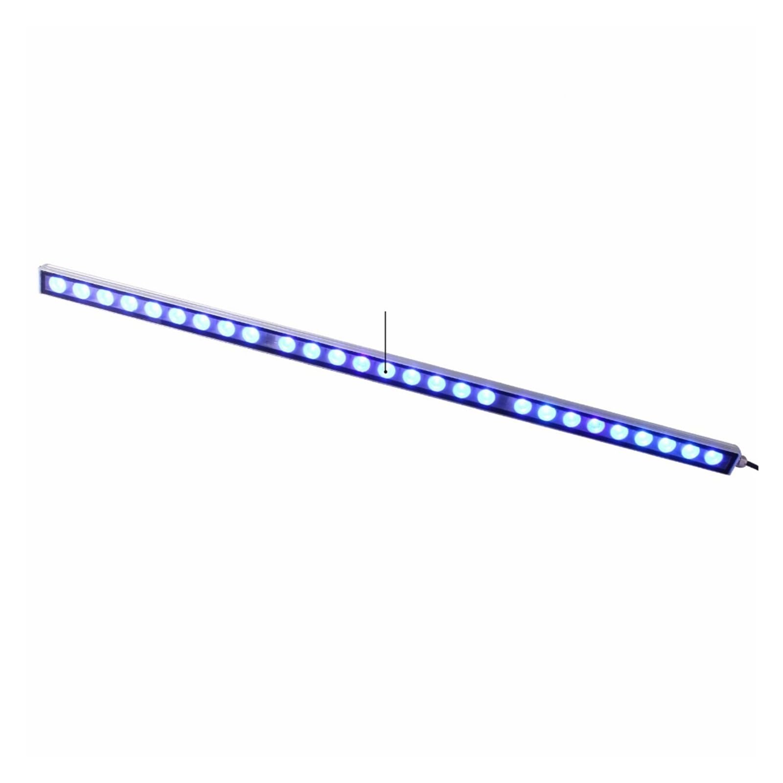 Światło do akwarium, Oświetlenie LED do akwarium Fish Tank Light 108W Niebieski 470nm Lampa podwodna Oświetlenie akwariów Wodoodporna listwa świetlna LED Lampy akwariowe(Blue 81W)