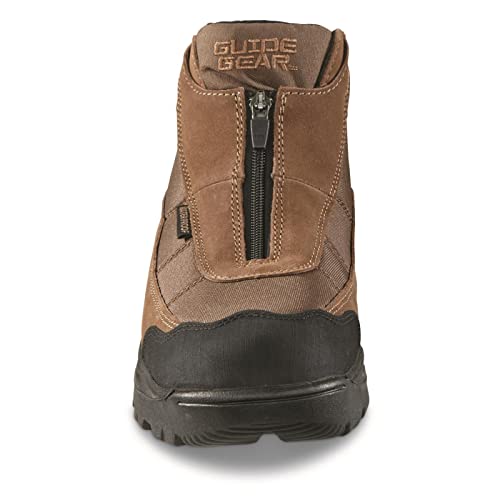 Guide Gear Men's Silvercliff Ii Mid Zip Hiking Boots Waterproof Outdoor Shoes, Mossy Oak Break-Up Country, 10.5D (Medium) #TOP6