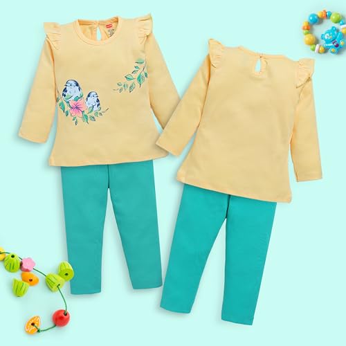 Image of LuvLap Baby-Girls F /S Girls Top & Pyjama Set
