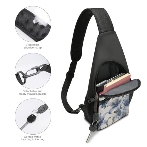 Mochila cruzada ligera para excursión y viaje unisex miniatura 4