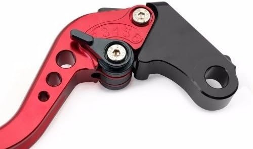 Miniatura 5 de Niree Palancas de embrague de freno largas para Kawasaki VULCANS 650cc 2015-2016 VERSYS 1000 2015-2016 VERSYS (650cc) 2015-2016 rojo
