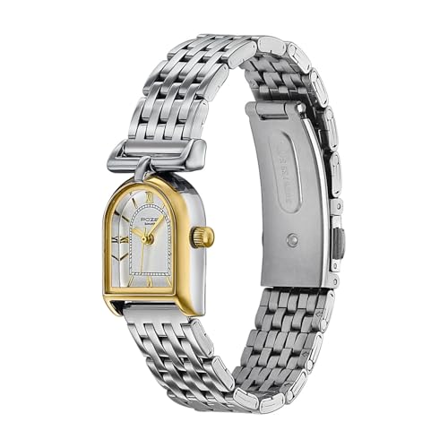Image of Sonata Poze 8 Quartz Analog Watch and Jewellery Combo for Women with White Dial & IPS Alloy Strap - SP80175BM01WF
