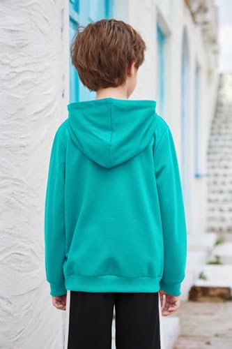 Image of Arshiner Unisex Kids Soft Pullover Hooded Sweatshirt with Pocket Basic Hoodies Sportswear Age 4-13 Years