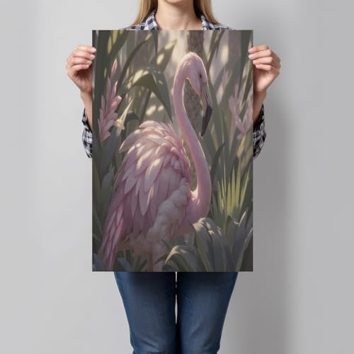 Cuadro decorativo de flamencos para dar un toque alegre y elegante al hogar