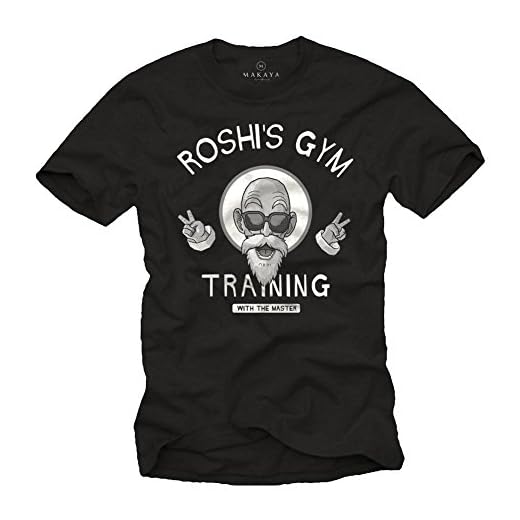 Camiseta Roshi´s GMY - Training with The Master - Negro L