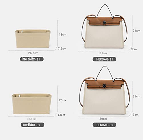 Organiseur de sac à main Lckaey Herbag 31 marron 26,5 cm - 8