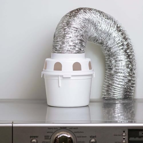 Image of Dundas Jafine TDIDVKZW Indoor Dryer Vent Kit with 4 inch x 5' Duct