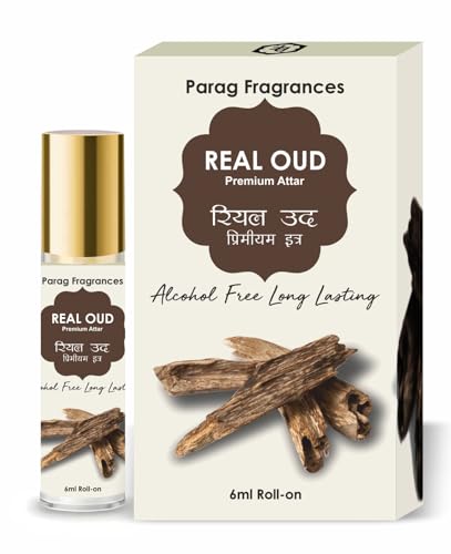 Image of Parag Fragrances Alcohol Free & Long Lasting Attar Perfume Roll-On 6ml (Real Oud)