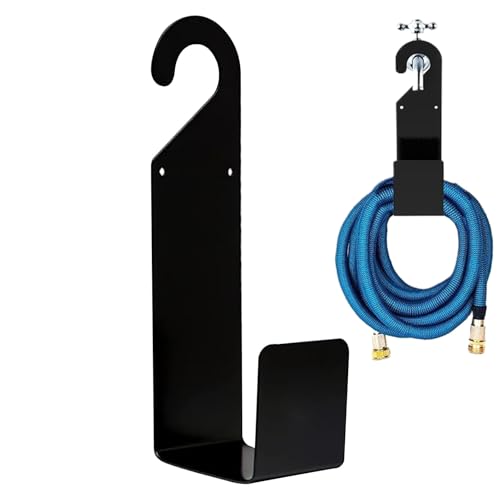 Soporte Para Manguera De Agua Para Exterior - Soporte Metálico Resistente Para Manguera - Accesorios De Riego Para Terraza Valla Piscina Camping Y Hogar