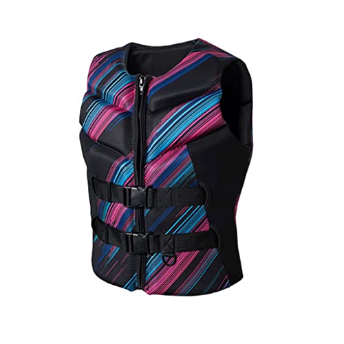POIUIYQA Schwimmweste Für Erwachsene - Mit Pfeife & Reflektorstreifen