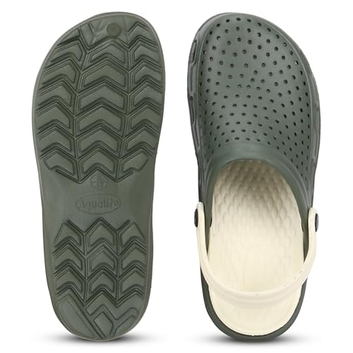 Image of Aqualite AL-636 Clogs Men | Classic Men Clogs Lightweight Slip-On Mens Clogs Casual Comfortable Clogs for Men | Men Clogs Footwear Men's Clogs & Mules