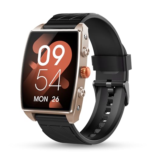 Image of Pebble Mega 2.06 inch Amoled Display | Bluetooth Calling Smart Watch for Men | Premium Metal Build | Always on Display | SpO2 | Heart Rate Monitoring | Multiple Watch Faces | Functional Rotating Crown