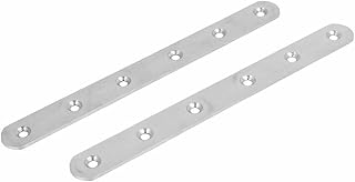 Tool parts 195mm Length Flat Corner Brace Brackets Mending Plates Fixing Joining 2pcs