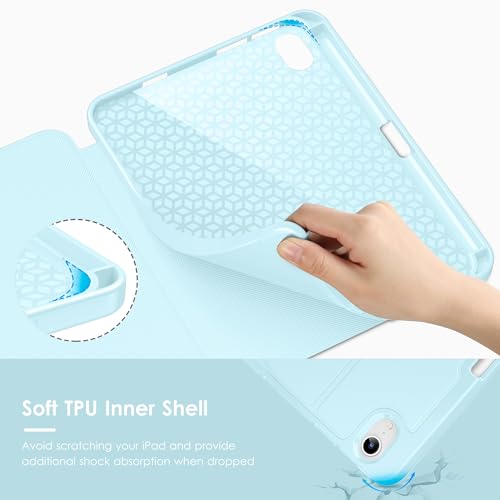 Étui magnétique iPad mini 7 coque antichoc avec porte-crayon - 6