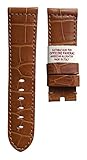 panerai 24mm stainless steel bracelet Echter amerikanischer Alligator