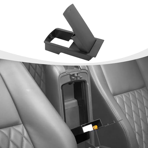 RAZPOY Center Console Hidden Organizer Box Compatible with 2011-2020 Dodge Durango & Jeep Grand Cherokee, One-Touch Hidden Armrest Secret Storage Box