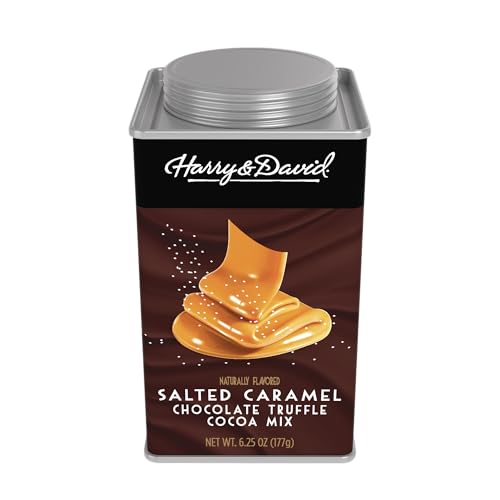Harry & David Truffle Cocoa Mix, Salted Caramel Chocolate, 6.25