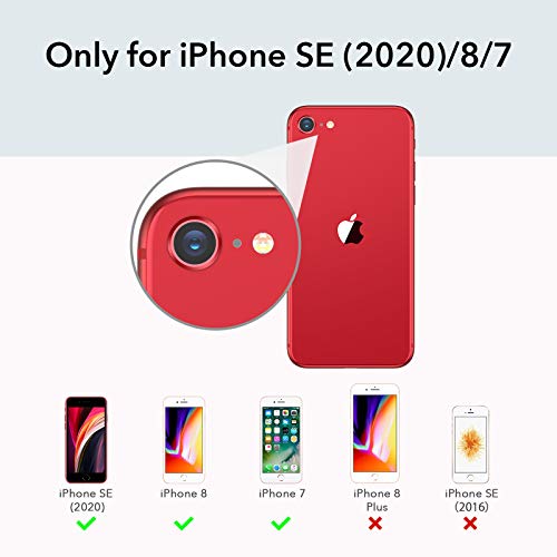 ESR HD Clear projetado para iPhone SE 2020 / iPhone 8/7 Case [Resistente a arranhões] [Amareleciment
