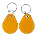 Produktbild LIBO RFID Schlüsselanhänger NFC Smart Key Tag Karte RFID Zugangskontrolle Keyfobs Proximity 13,56 MHz MF 1k IC S50 Token Schreibgeschützt (100 Stück, Gelb)