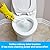 50 Pcs Disposable Toilet Brush Refills, Toilet Bowl Cleaning Wand Refills, Toilet Brush Replacement Head for Bathroom and Toilet Cleaning