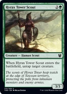 Magic: The Gathering - Hyrax Tower Scout - Foil - Theros Beyond Death