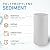 6PP-10B-1M Big Whole House Water Filter Sediment, 4.5x10-Inches, 1Micron WELL-MATCHED with RFC-BBSA, W15-PR, WFHD13001B, GXWH35F, GXWH30C, HF45-10BLBK10PR and AP817 6-Pack