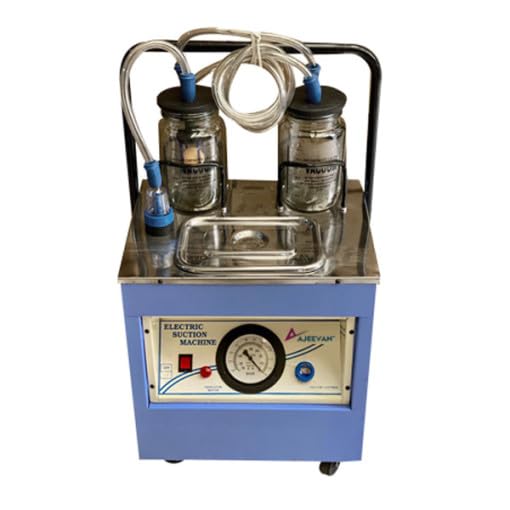 Electrical Suction Units | High Vaccum Suction Unit | 1/4 HP Motor (Glass Jar)
