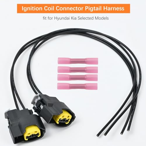 2 conectores de bobina de encendido 1.6L-2.0L para Kia Forte, Rio y Hyundai Tucson 2011-2020 2