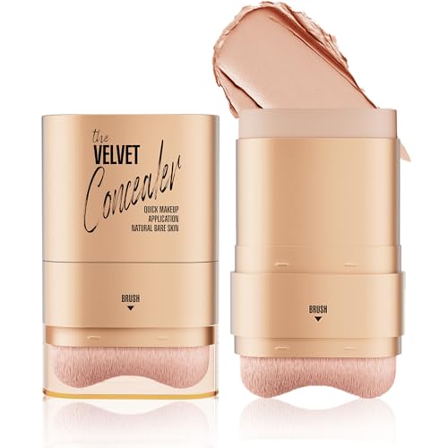 Double-ended Concealer Stick Foundation Stick with Built-in Brush(#151)