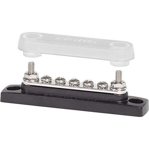Blue Sea Systems 2314 100 Amp Mini BusBar with 5 screws and a cover
