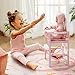ROBOTIME Wooden Baby Doll High Chair – Pretend High Chair Toys for 18