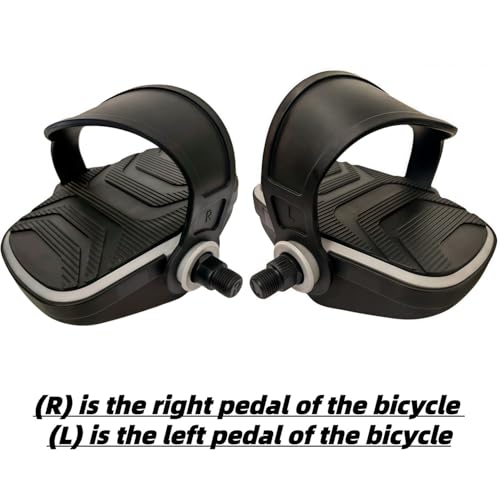 YBEKI Exercise Bike Pedals with Adjustable Straps - 9/16" Non-Slip Nylon/Aluminum Pedals for Peloton/Reebok/Spinning Bikes, Compatible Indoor Cycling & Stationary Bikes - Image 5