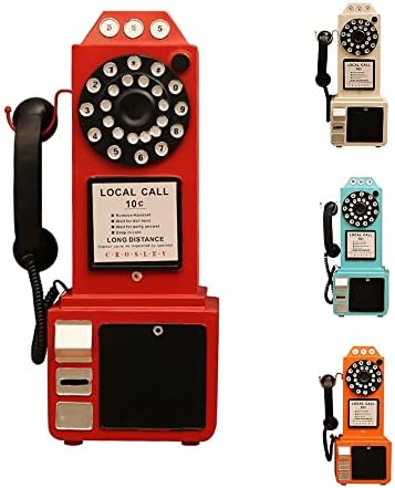 Amazon | 50sアメリカ公衆電話 PAY PHONE ブラック | Crosley | 電話機本体