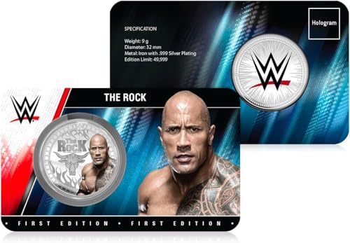 FANTASY CLUB The Rock WWE 32mm Official Collectible Coin, Tribute to the People's Champion and World Superstar - Image 2