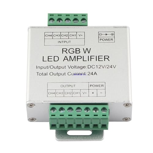 Barre lumineuse RGBW amplificateur 12-24V répéteur de signal 24A